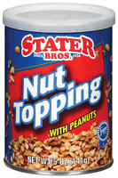 Stater Bros. W/Peanuts Nut Topping 5 Oz Can