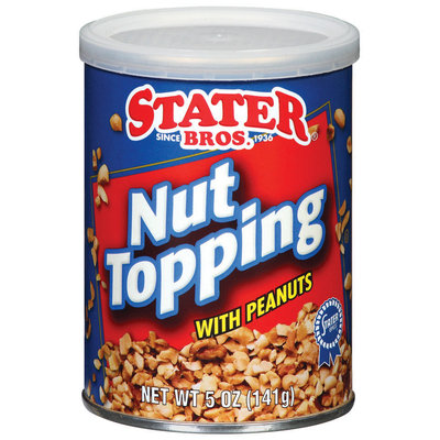 Stater Bros. W/Peanuts Nut Topping 5 Oz Can