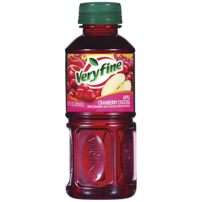 Veryfine from Concentrate Apple Cranberry Cocktail 10 Oz Glass Bottle