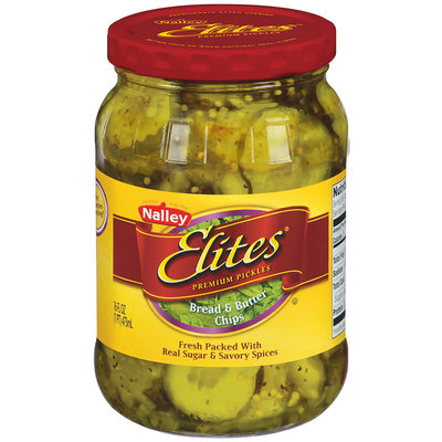 Nalley® Elites® Bread & Butter Chip Pickles 16 fl. oz. Jar