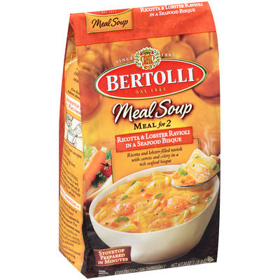 Bertolli® Meal Soup for 2 Ricotta & Lobster Ravioli in a Seafood Bisque
