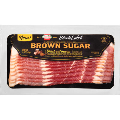 Hormel Black Label® Brown Sugar Thick Cut Bacon 12 oz. Pack