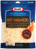 Kraft Shredded Hot Habanero Cheese 8 oz. ZIP-PAK®