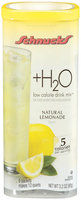 Schnucks® +H2O Natural Lemonade Low Calorie Drink Mix 6 Packets