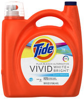 Tide Vivid White Plus Bright Clean Breeze Scent HE Liquid Laundry Detergent