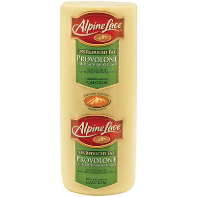Alpine Lace® Provolone W/Smoke Flavor Reduced Fat Deli Cheese 1 Ct Brick