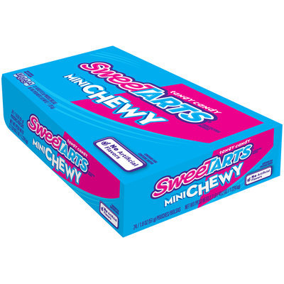 SWEETART Mini Chewy Candy 1.8 oz. Pouch Display Unit