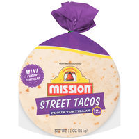 Mission® Street Tacos Flour Tortillas 11 oz. Bag