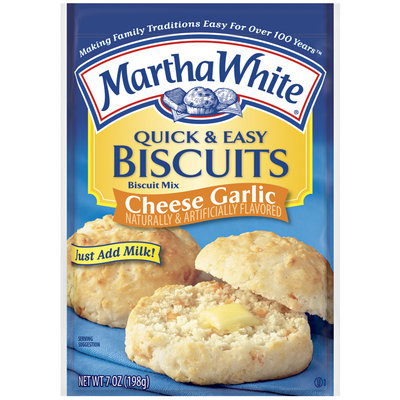 Martha White Quick & Easy Cheese Garlic Biscuit Mix 7 Oz Packet
