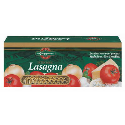 Haggen Extra Wide Lasagna 16 Oz Box