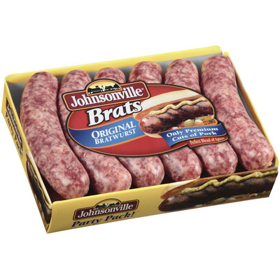 Johnsonville Original Brats 2.85lb carton (101302) Holiday Promo