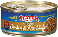 Stater Bros. Ground Chicken & Rice Dinner Dog Food 5.5 Oz Can
