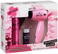 göt2b® Mini Hair Dryer Volume Set~hairspray And Power