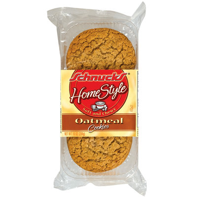 Schnucks Homestyle Soft & Chewy Oatmeal Cookies 10 Oz Tray