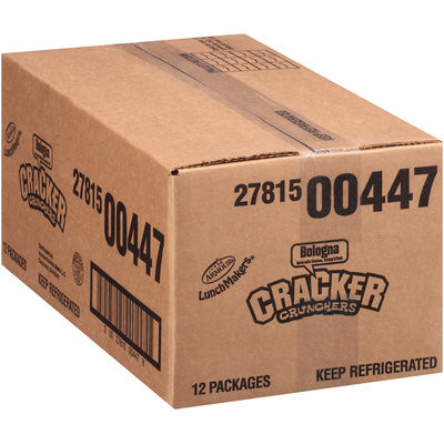 Armour® Lunchmakers® Bologna Cracker Crunchers with 6.75 fl oz Hawaiian Punch Fruit Juicy Red 2.95 oz. Box