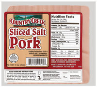 Country Creek Farm Sliced Salt Pork 10 Oz Package