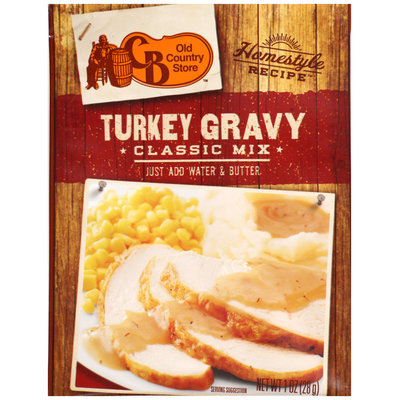 Old Country Store™ Homestyle Recipe™ Turkey Gravy Classic Mix 1 oz. Pack