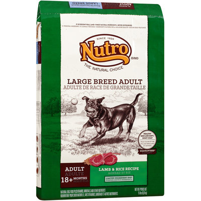 Nutro® Large Breed Adult Lamb & Rice Recipe Dog Food 15 lb. Bag