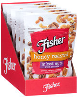 Fisher® Honey Roasted Mixed Nuts With Peanuts 5 oz. Pouch