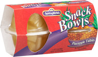 Springfield® Pineapple Tidbits Snack Bowls 4 oz. Bowls
