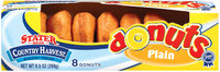 Stater Bros. Plain 8 Ct Donuts 9.5 Oz Box