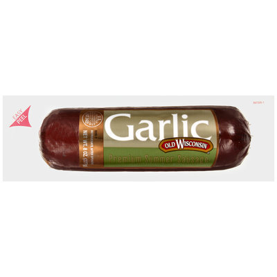 Old Wisconsin® Garlic Premium Summer Sausage 8 oz. Package