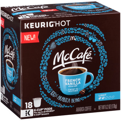 McCafe French Vanilla Coffee K-Cup® Pods 18 ct Box