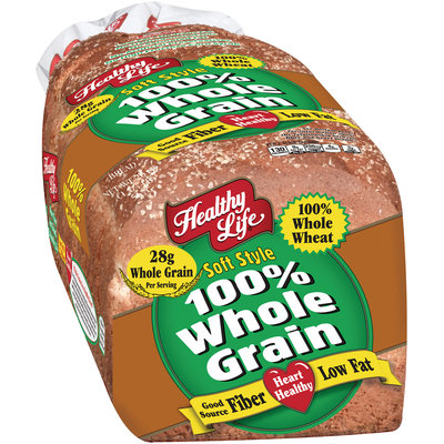 Healthy Life® 100% Whole Grain Soft Style Bread 20 oz. Loaf