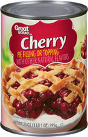 Great Value™ Cherry Pie Filling or Topping 21 oz. Can