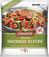 Johnsonville Mild Italian Sausage Slices 22oz zip pouch (101752)