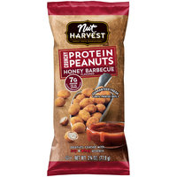 Nut Harvest® Honey Barbecue Crunchy Protein Peanuts 2.75 oz. Bag