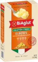 BiAglut™ Elbows Pasta made with Corn, Potato, and Lupin 12 oz. Box