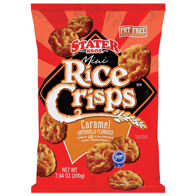 Stater Bros. Caramel Mini Rice Crisps 7.04 Oz Bag