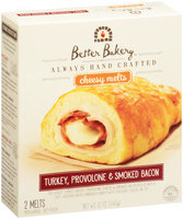 Better Bakery Company Turkey, Provolone & Smoked Bacon Cheesy Melts