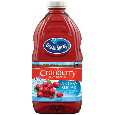 Ocean Spray® 2/3 Less Sugar Cranberry Juice Cocktail 64 fl. oz. Bottle