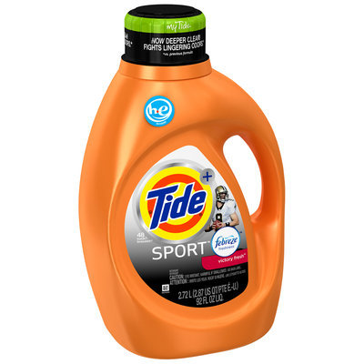 Tide Plus Febreze Freshness™ Sport Victory Fresh Scent High Efficiency Liquid Laundry Detergent
