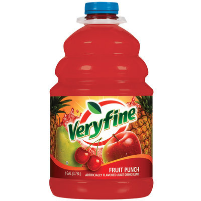 Veryfine Fruit Punch Juice 1 Gal Plastic Bottle