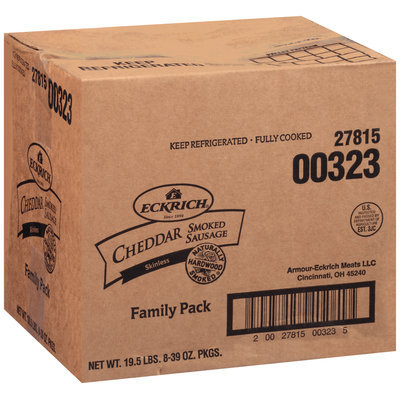 Eckrich® Skinless Cheddar Smoked Sausage 39 oz. Pack