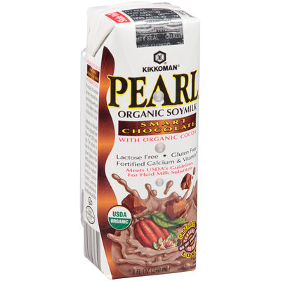 Kikkoman® Pearl® Smart Chocolate Organic Soymilk 8 fl. oz. Aseptic Carton