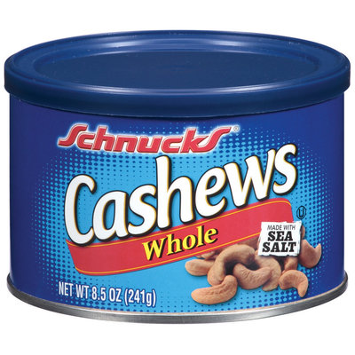 Schnucks® Whole Cashews 8.5 oz Canister