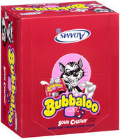 Bubbaloo® Sour Cherry Burstin' Liquid Center Bubble Gum 60 Piece Box