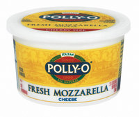 Polly-O Fresh Mozzarella Balls Cherry Size Cheese 9 Oz Tub