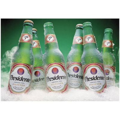 Presidente Multiple Bottles In Ice Group Shot Cerveza