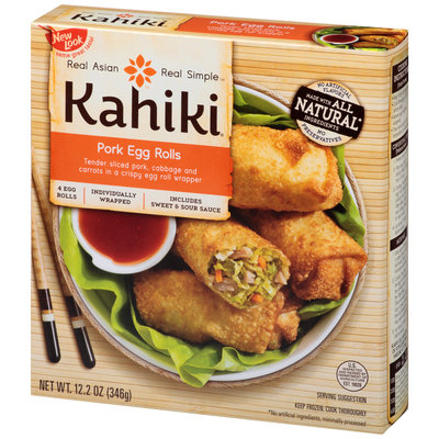 Kahiki® Pork Egg Rolls with Sweet & Sour Sauce 4 ct Box