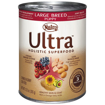 Nutro® Ultra™ Large Breed Puppy Chunks in Gravy Dog Food 12.5 oz. Can