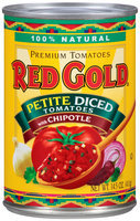 Red Gold® Petite Diced Tomatoes with Chipotle 14.5 oz. Can