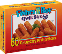 Fisher Boy® Qwik Stix® Crunchy Fish Sticks 60 ct Box