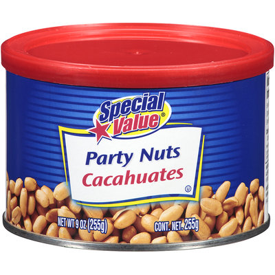 Special Value® Party Nuts 9 oz. Canister