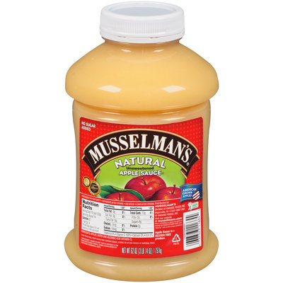Musselman's® Natural Unsweetened Apple Sauce 62 oz. Jar