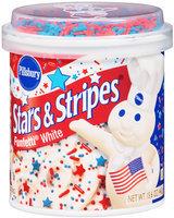 Pillsbury® Stars & Stripes® Funfetti® White Frosting 15.6 oz. Canister